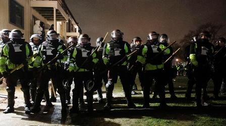 Video thumbnail: PBS NewsHour The common ground between police and the call to defund them