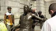 Statue of George Floyd unveiled in Newark