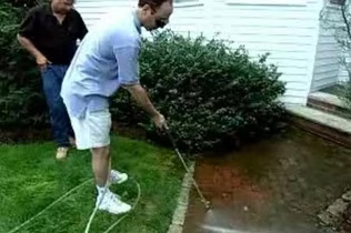 How to Powerwash a Walkway