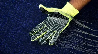 This electronic glove gets a grip on human touch