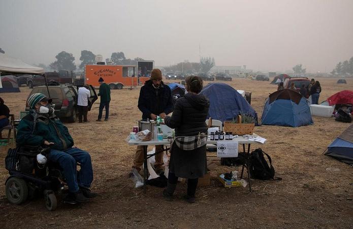 Paradise Wildfire: Fleeing to Shelters for Health Care