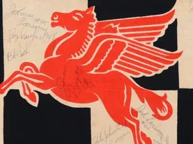 1958 Indy 500 Flag: Why did Jimmy Bryan sign the center?