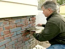 How to Repoint a Brick Foundation
