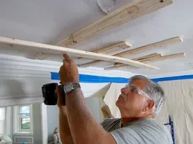 How to Flatten a Textured Ceiling
