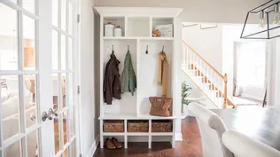 How to Build a Mudroom Storage Cabinet with Cubbies