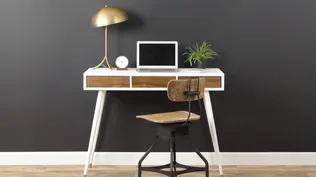 How to Build a DIY Midcentury-Style Desk