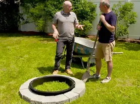 Building a Fire Pit from a Kit