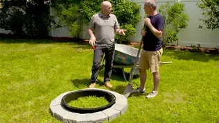 Building a Fire Pit from a Kit