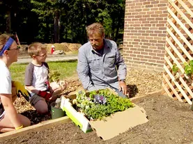 How to Install a Raised Vegetable Garden with Arbors